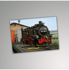 Aufkleber Postkarte Lokschuppen