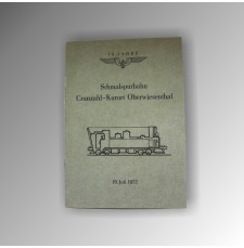 Broschüre 75 Jahre Schmalspurbahn Cranzahl – Kurort Oberwiesenthal