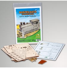 Bastelsatz Holzeisenbahn