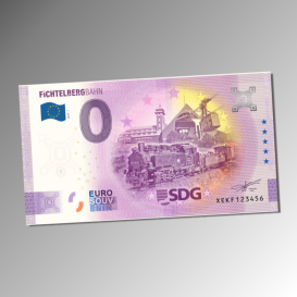 Null-Euro-Souvenirschein Fichtelbergbahn