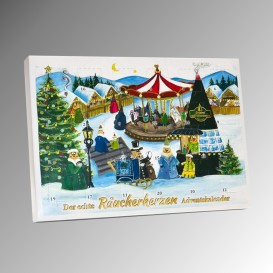 Adventskalender Räucherkerzen