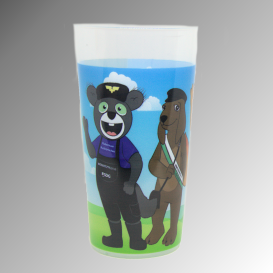 Trinkbecher 0,3 l Maskottchen SDG