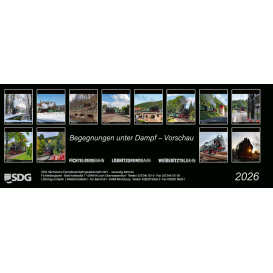 Titelbild SDG Kalender 2026 Küchenkalender 16x42cm Rückseite